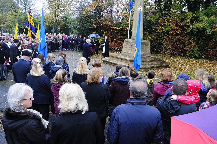 Laying wreaths